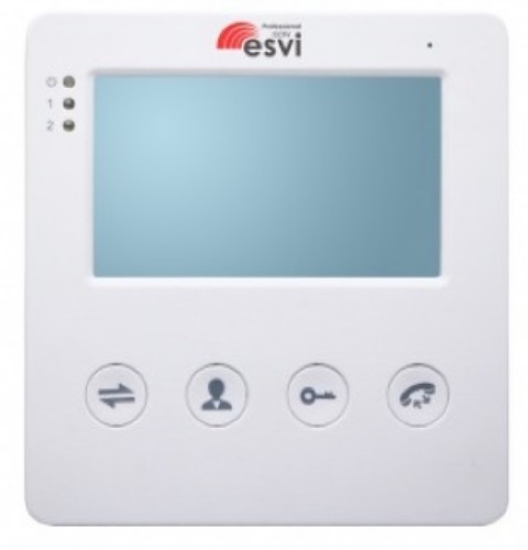  Элеком37. ESVI EVJ-4(w)M Цветной видеодомофон 4.3 дюйма. Фото.